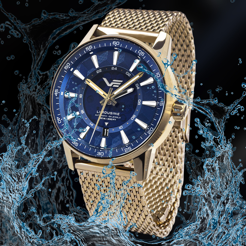 Vostok Europe Limousine 43mm Automatic Generation 2 Semi-transparent Dial wodoszczelny do 100 metrów