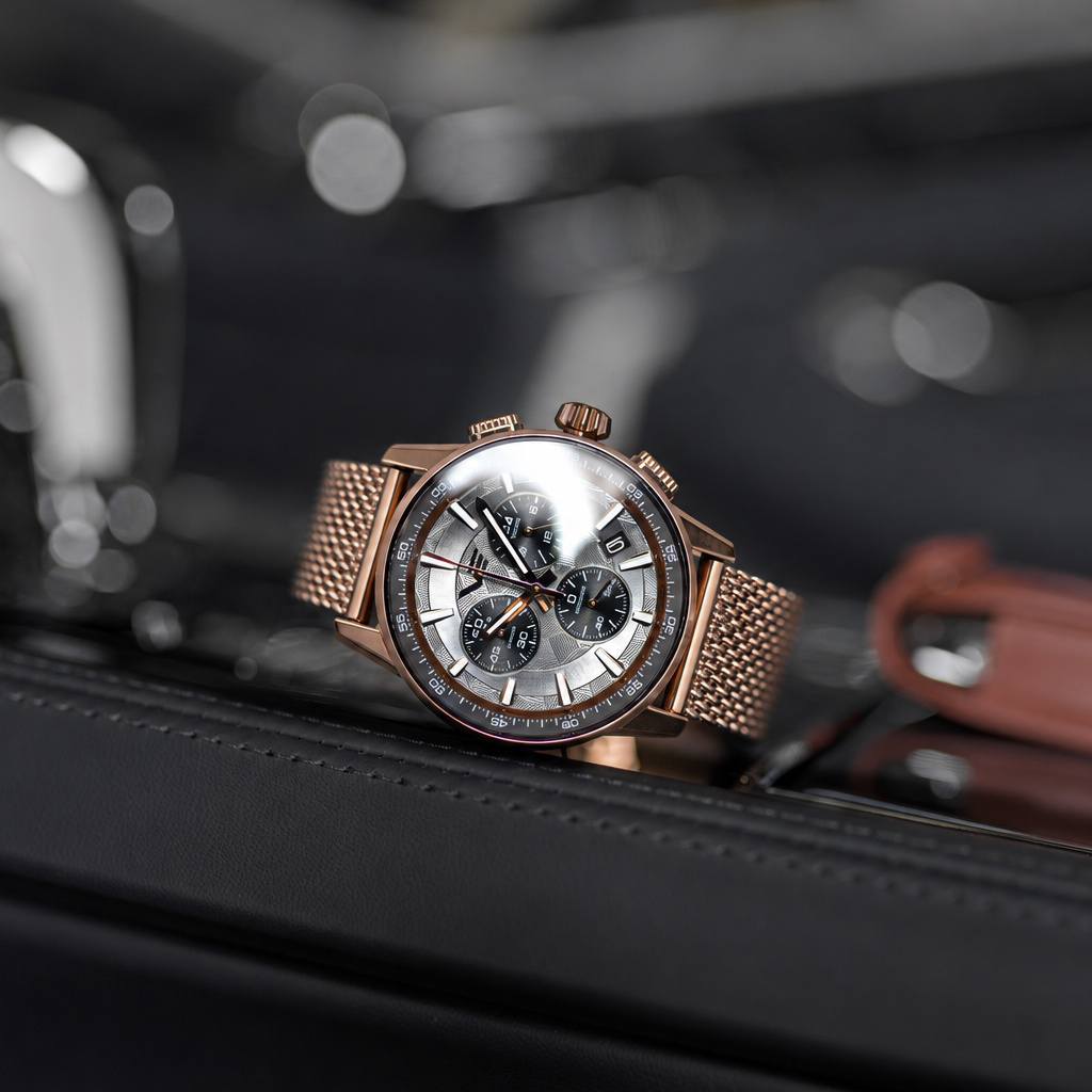 Zegarek Vostok Europe Limousine 43mm Generation 2 Chronograph Quartz VK68-561B785B