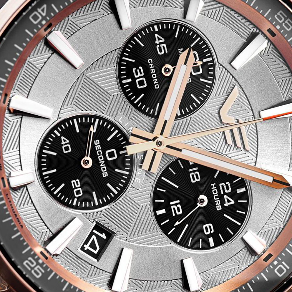 Zegarek Vostok Europe Limousine 43mm Generation 2 Chronograph Quartz ze stoperem
