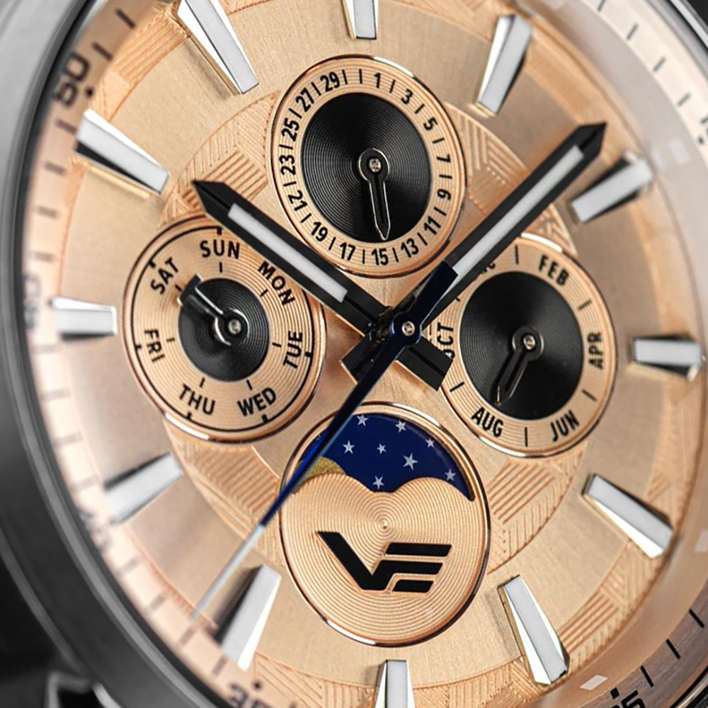 Zegarek Vostok Europe Limousine Multifunction Moonphase 6P00-561A789B z fazami księżyca