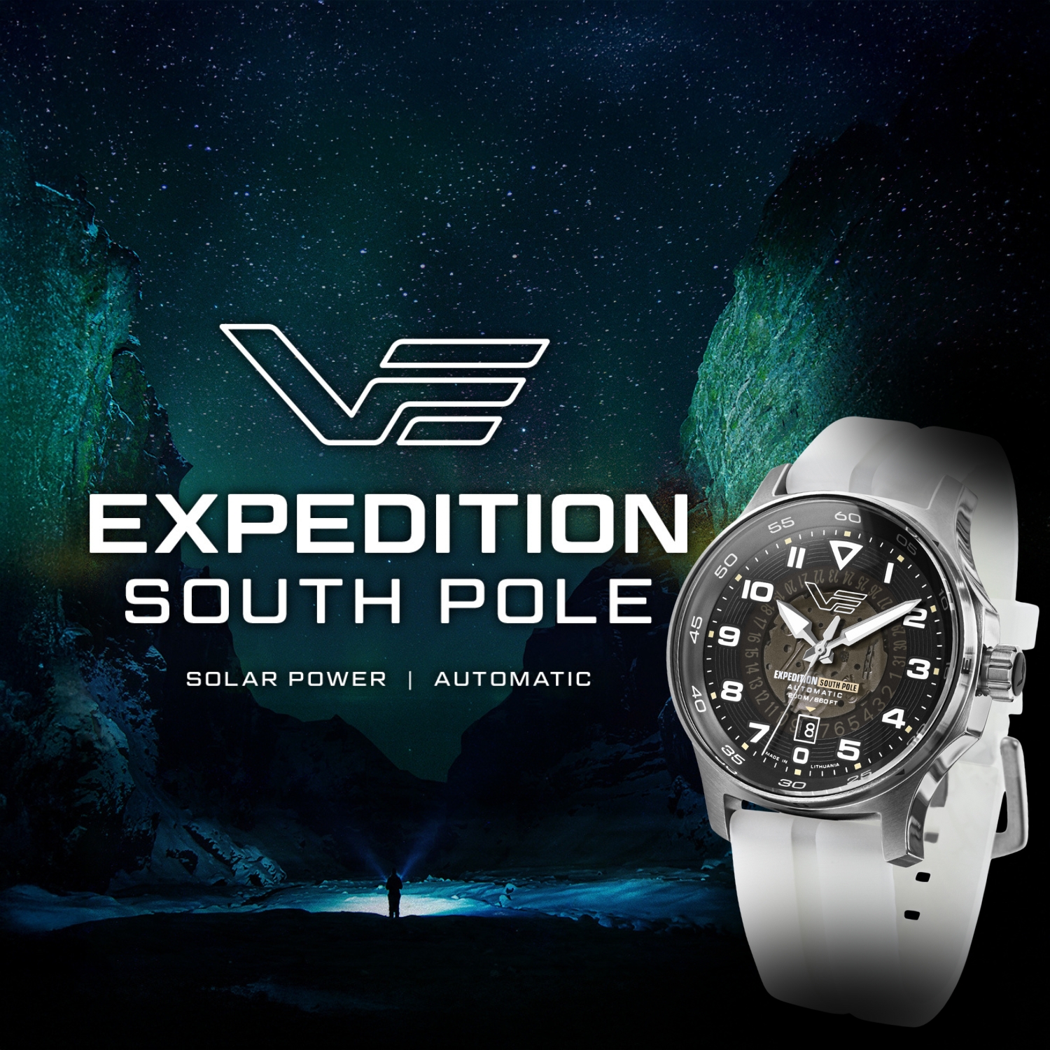 Vostok Europe South Pole Solar Power Automatic YN55-592A758SW 