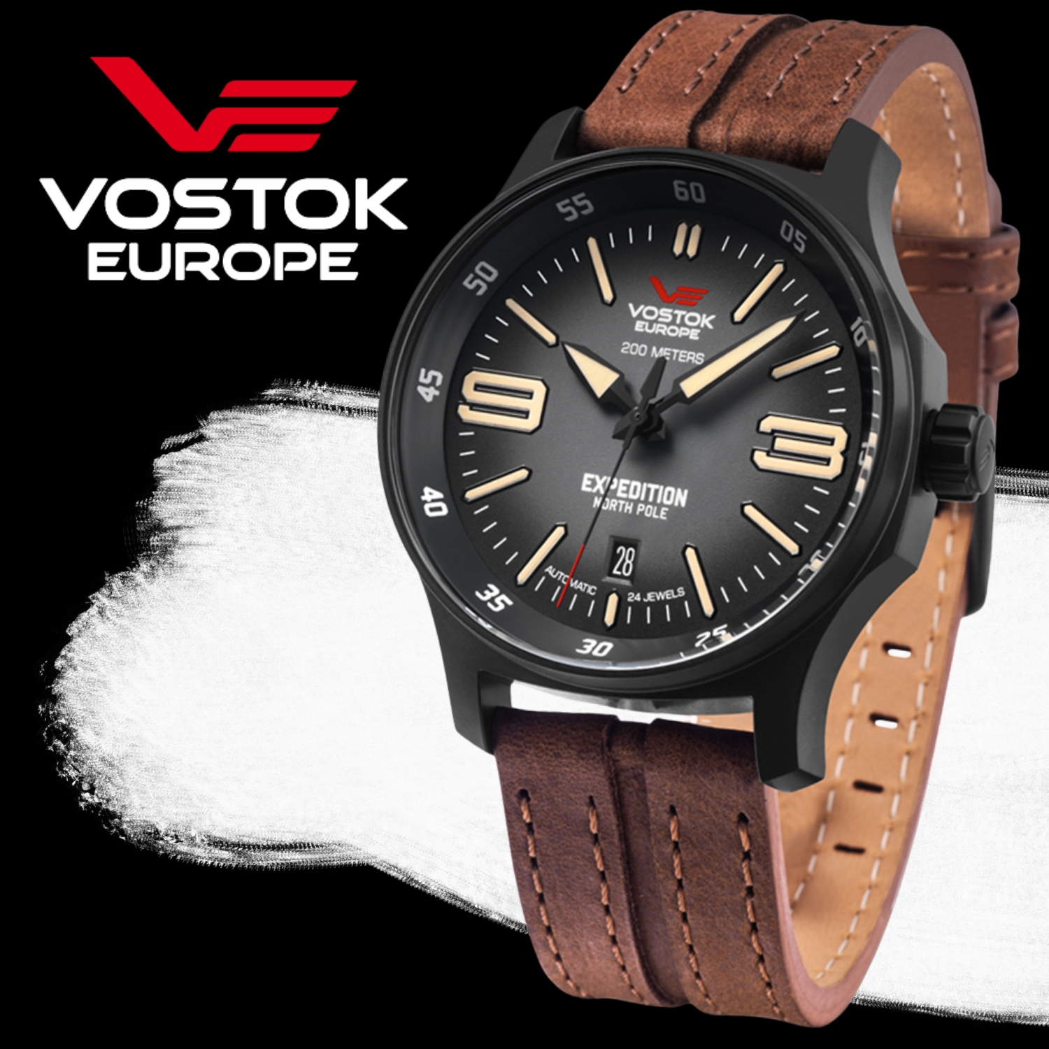 Zegarek Vostok Europe Expedition North Pole 1 Automatic 43mm YN55-592C554