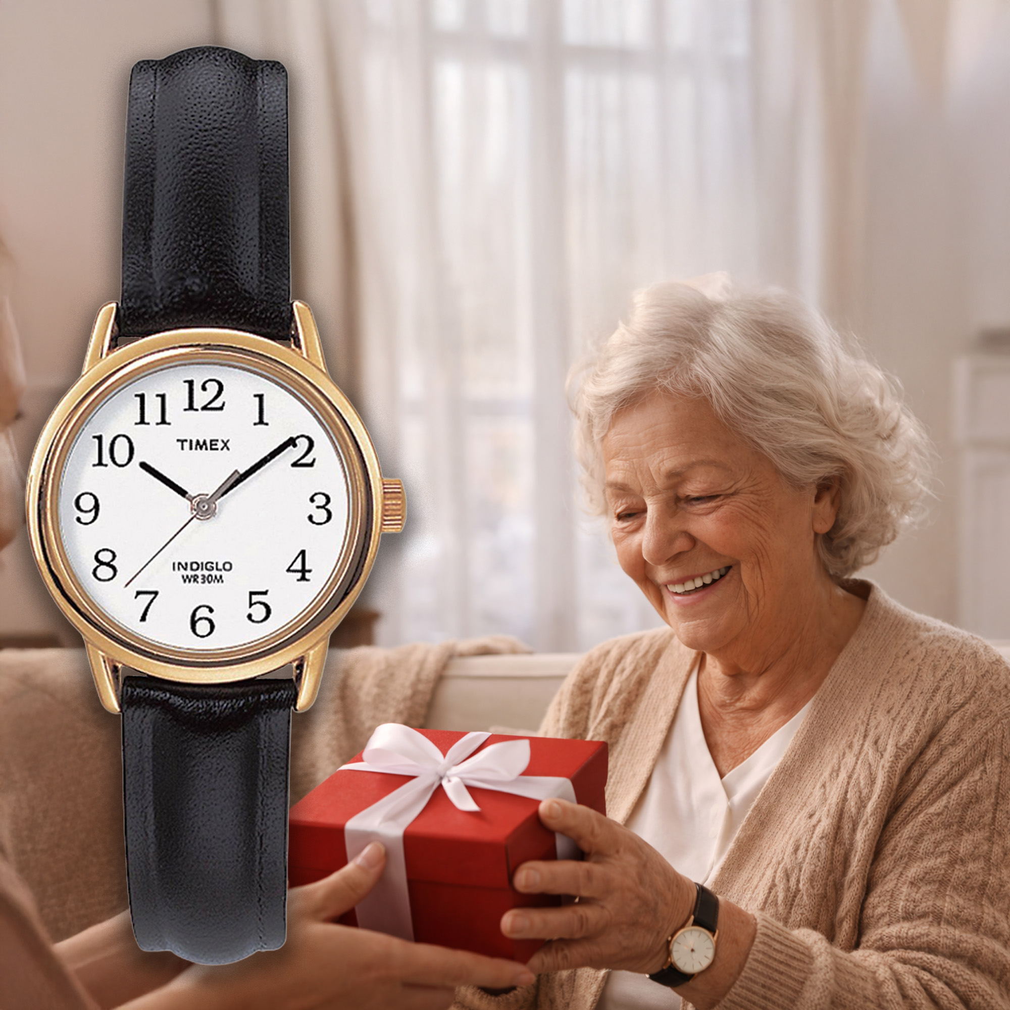 Damski zegarek marki Timex, który idealnie nadaje się jako zegarek dla babci