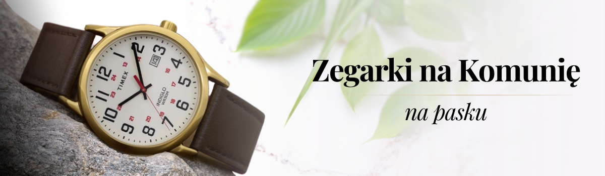 Zegarki na Komunię na pasku