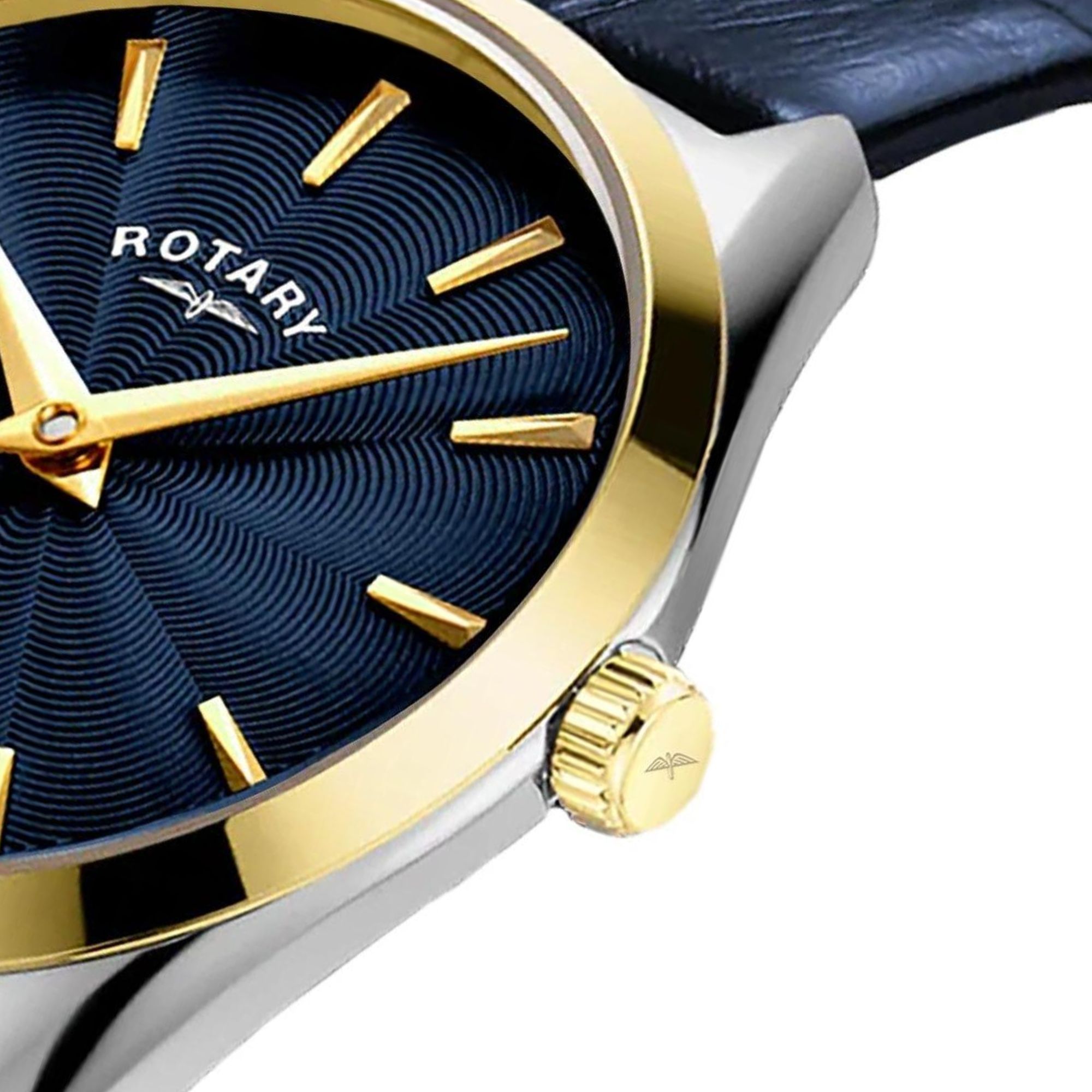 Złoty pierścień zegarka Rotary Ultra Slim LS08011/05