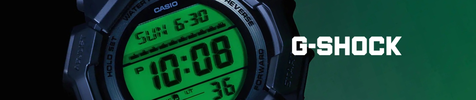 G-Shock Black and Electro Green - nowe modele Casio