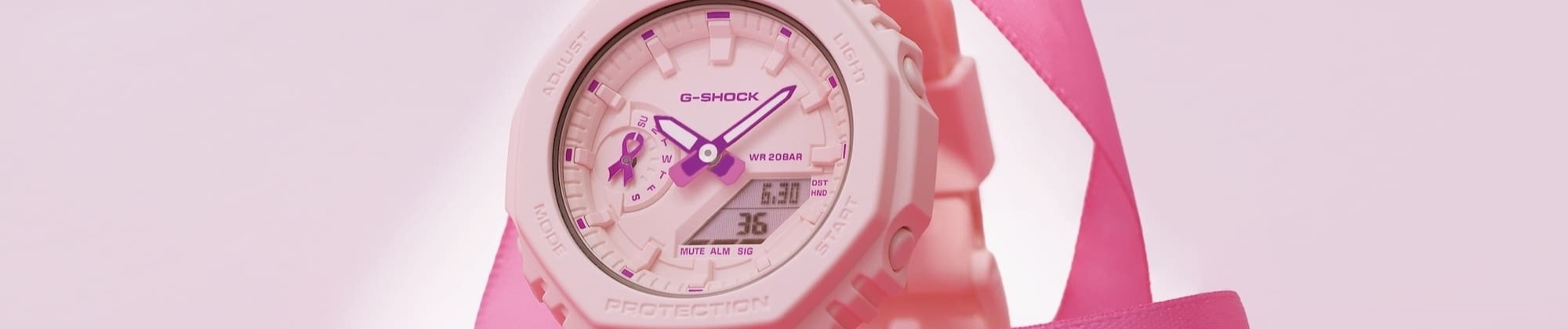 G-SHOCK Pink Ribbon GMA-S2100PR-4AER - różowy zegarek z ważnym przesłaniem