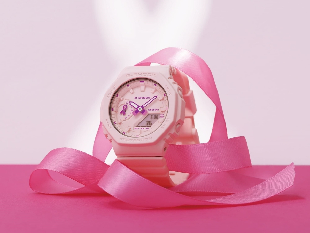G-SHOCK Pink Ribbon GMA-S2100PR-4AER - różowy zegarek z ważnym przesłaniem
