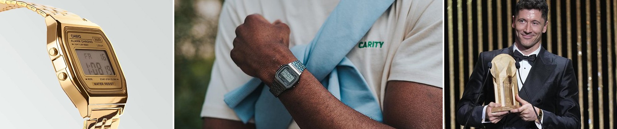 Lewandowski i Casio Vintage