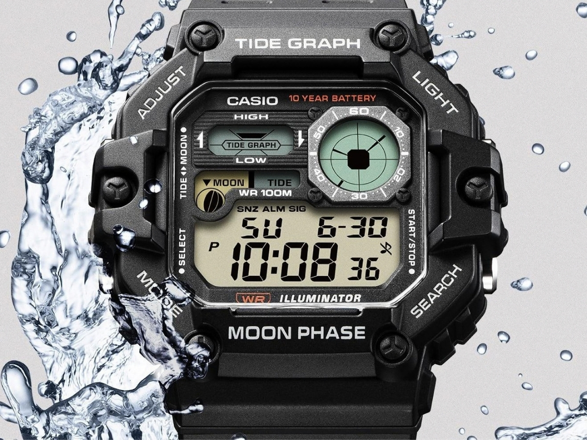 Przypływy, fazy Księżyca i 10 lat na baterii. Oto Casio WS-1700H