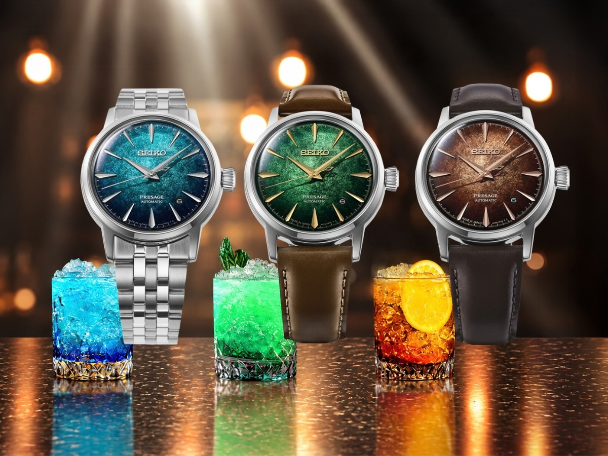 Seiko Presage Cocktail Time Crushed Ice. Trzy nowe zegarki inspirowane koktajlami