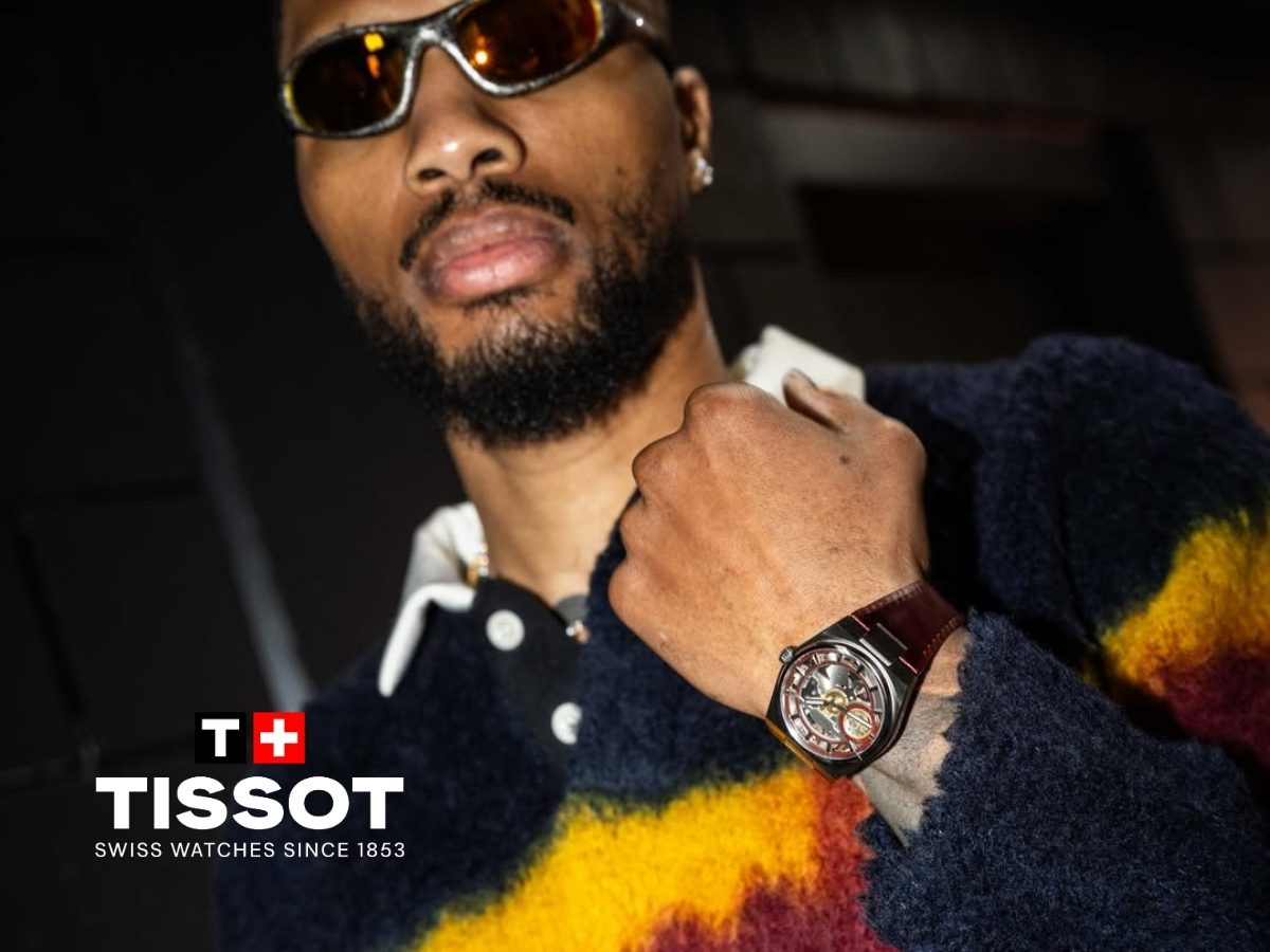 Tissot PRX x Damian Lillard - szkieletowy zegarek 3 w 1!