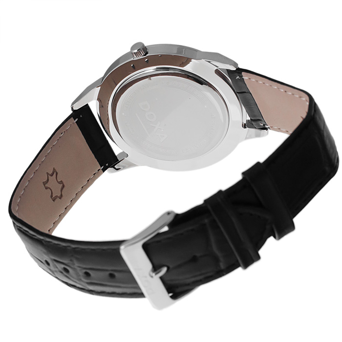 Doxa 106.10.021.01 Slim Line zegarek męski klasyczny szafirowe - miniatura 8