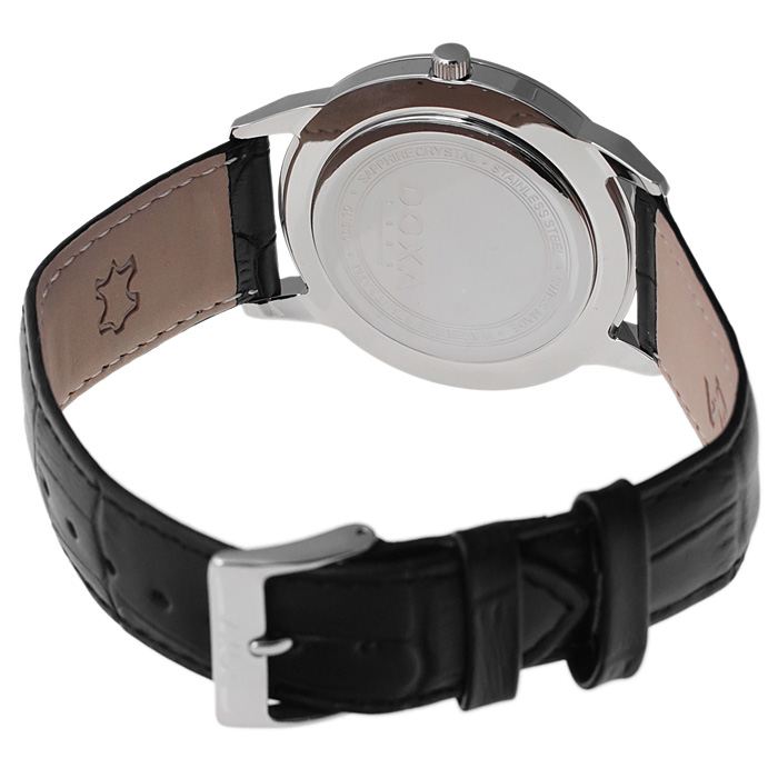 Doxa 106.10.101.01 Slim Line zegarek męski klasyczny szafirowe - miniatura 5