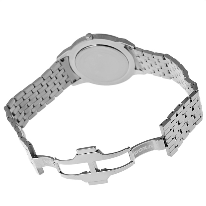 Doxa 106.10.101.10 Slim Line zegarek męski klasyczny szafirowe - miniatura 5