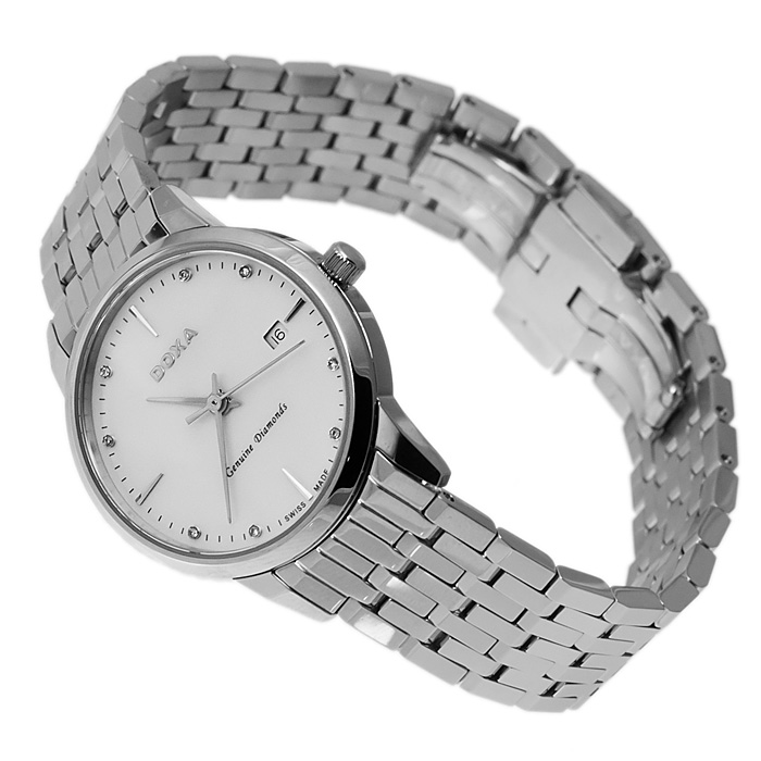 zegarek Doxa 106.15.051D.15 srebrny Slim Line - miniatura 4