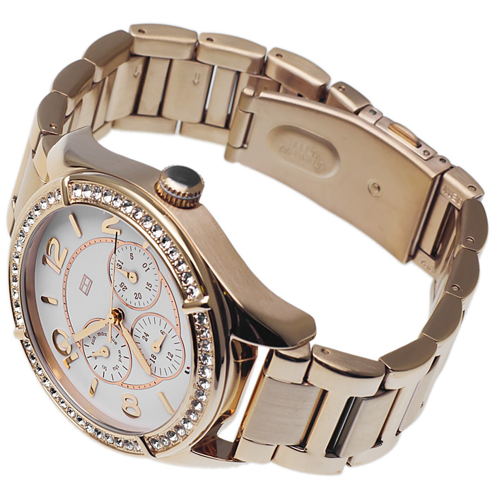 zegarek Tommy Hilfiger 1781254 różowe złoto Damskie - miniatura 4