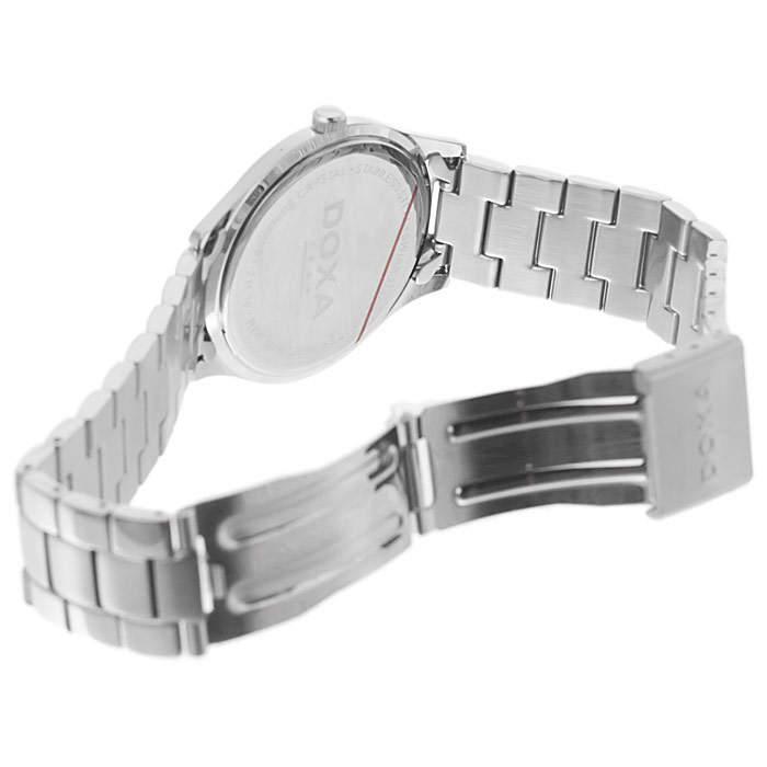 Doxa 211.10.021.10 Tradition zegarek męski klasyczny szafirowe - miniatura 5
