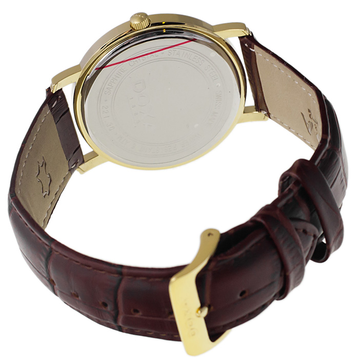 Doxa 221.30.301.02 Royal zegarek męski klasyczny szafirowe - miniatura 5