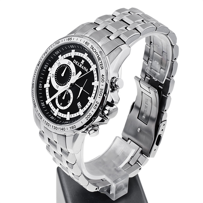 Delbana 41701.572.6.031 zegarek Silverstone z chronograf - miniatura 3