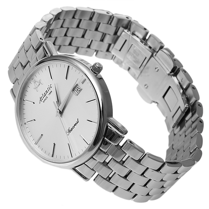 zegarek Atlantic 50346.41.21 srebrny Seacrest - miniatura 4