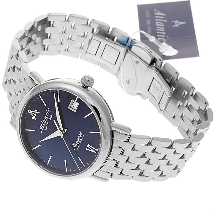zegarek Atlantic 50747.41.51 srebrny Seacrest - miniatura 4
