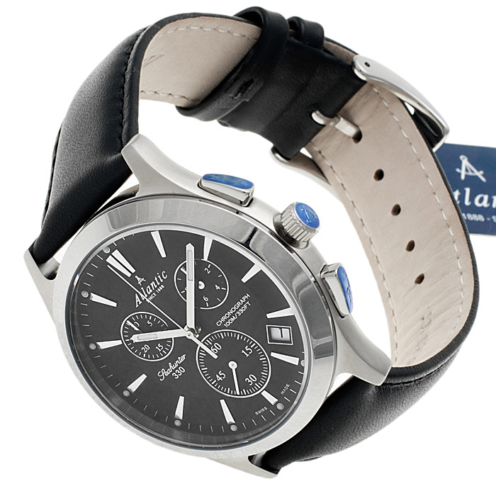 zegarek Atlantic 71460.41.61 srebrny Seahunter - miniatura 4