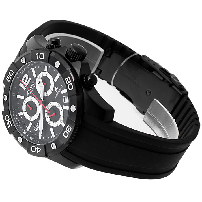 zegarek Atlantic 87471.46.65S czarny Searock - miniatura 4