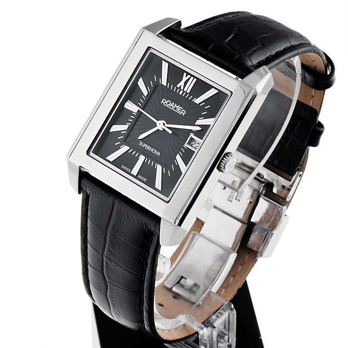 Roamer 936856.41.53.09 Supernova zegarek męski klasyczny szafirowe - miniatura 3