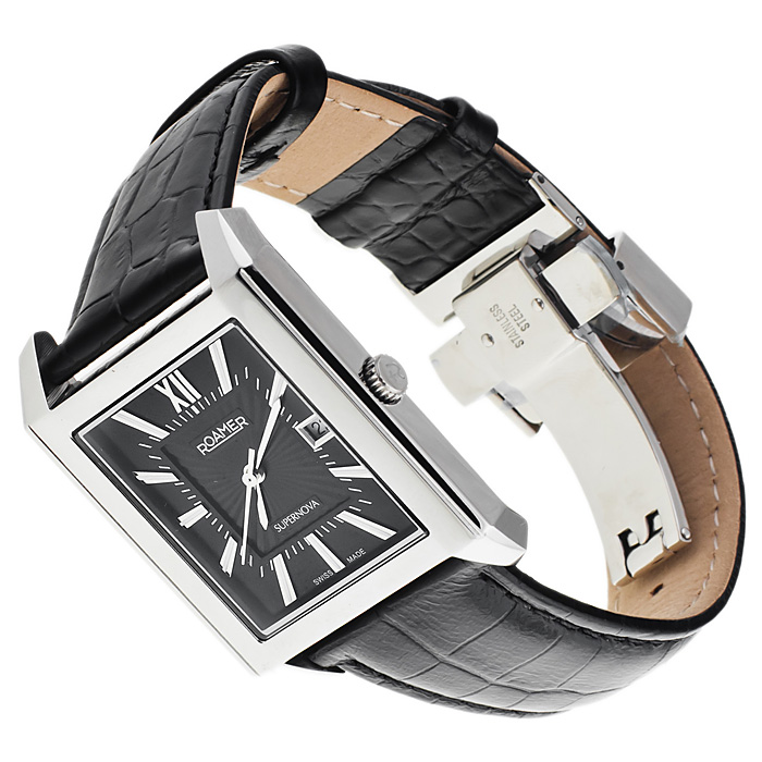 Roamer 936856.41.53.09 Supernova klasyczny zegarek srebrny - miniatura 4