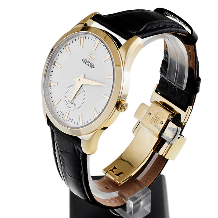 zegarek Roamer 938858.48.25.09 złoty Galaxy - miniatura 3