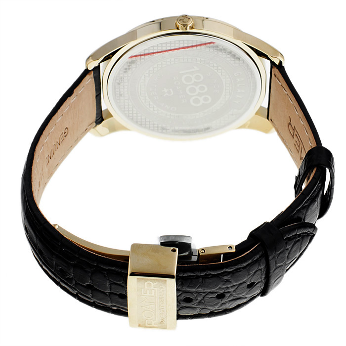 Roamer 938858.48.25.09 Galaxy klasyczny zegarek złoty - miniatura 5