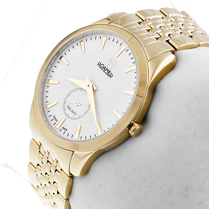 zegarek Roamer 938858.48.25.90 złoty Galaxy - miniatura 2