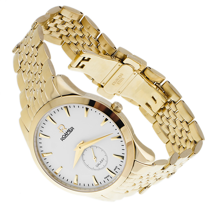 Roamer 938858.48.25.90 Galaxy klasyczny zegarek złoty - miniatura 4