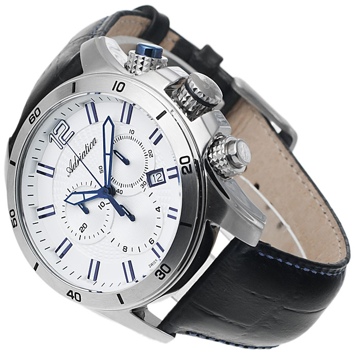 zegarek Adriatica A1143.52B3CH srebrny Pasek - miniatura 4