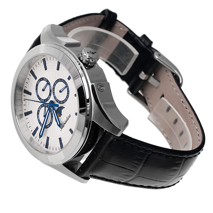 zegarek Adriatica A1160.52B3QF srebrny Pasek - miniatura 4