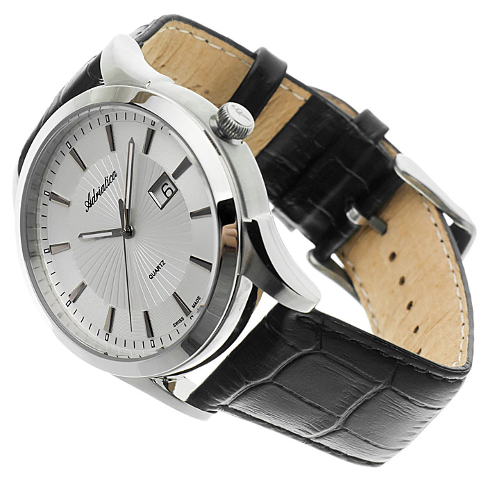 zegarek Adriatica A1191.5213Q srebrny Pasek - miniatura 4