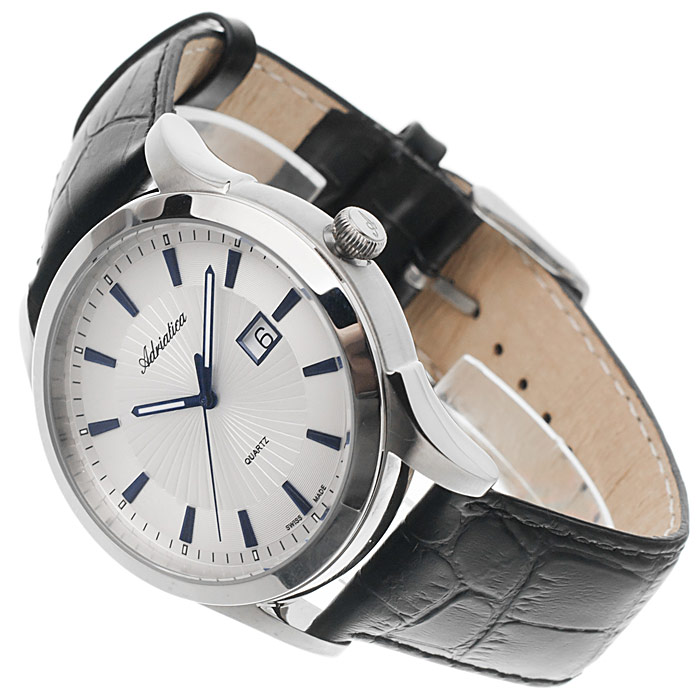 zegarek Adriatica A1191.52B3Q srebrny Pasek - miniatura 4