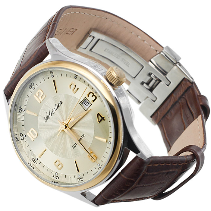 zegarek Adriatica A12405.2251A srebrny Automatic - miniatura 4