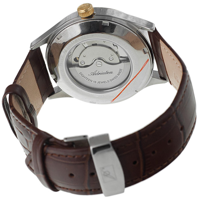 Adriatica A12405.2251A Automatic zegarek męski klasyczny mineralne utwardzane - miniatura 5