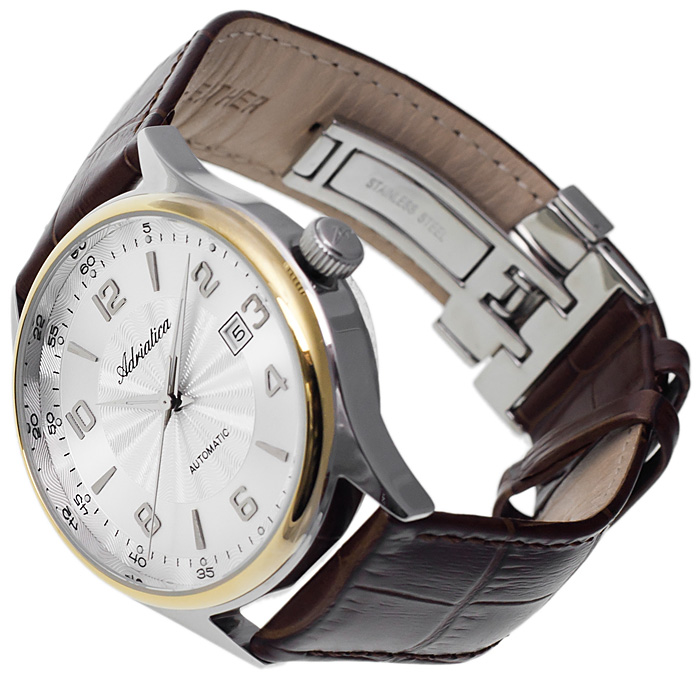 zegarek Adriatica A12405.2253A srebrny Automatic - miniatura 4