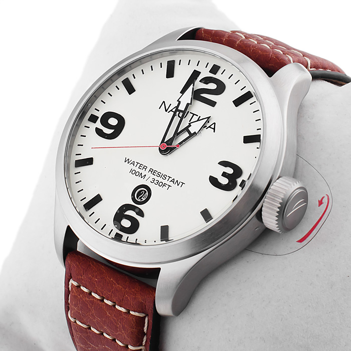 zegarek Nautica A12563G srebrny Pasek - miniatura 2