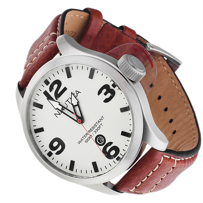 Nautica A12563G Pasek sportowy zegarek srebrny - miniatura 4