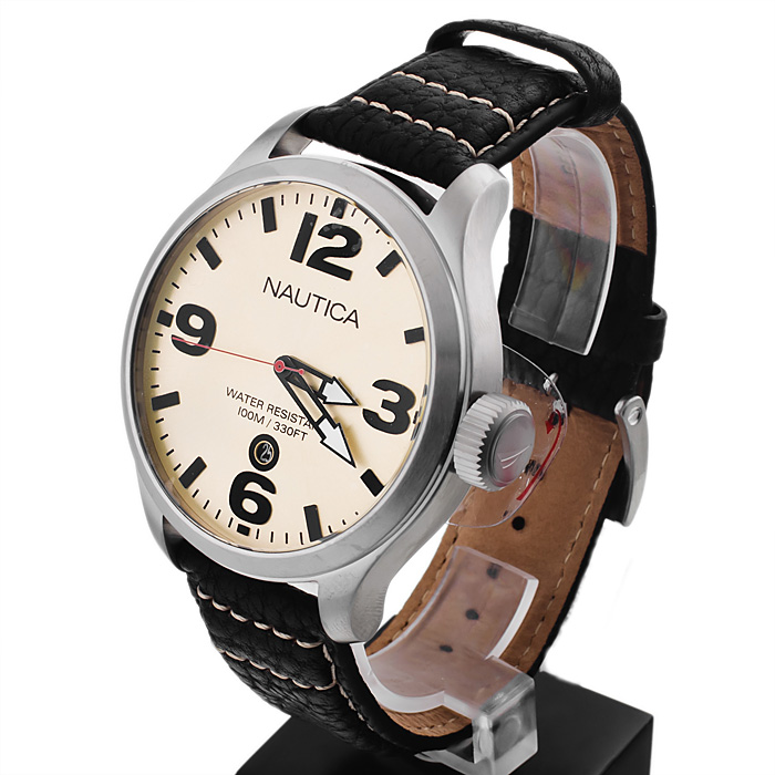 Nautica A12564G Pasek zegarek męski sportowy mineralne - miniatura 3