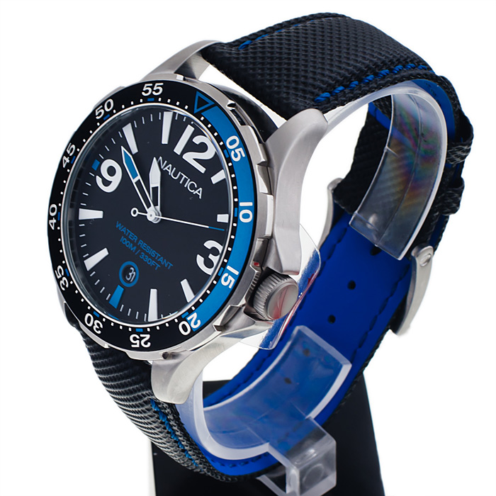 Nautica A12576G Pasek zegarek męski sportowy mineralne - miniatura 3