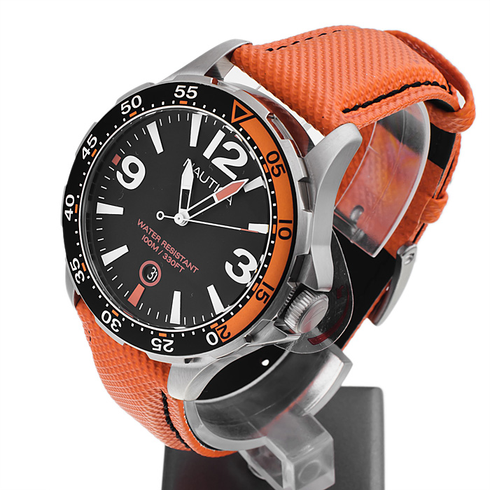 Nautica A12578G Pasek zegarek męski sportowy mineralne - miniatura 3