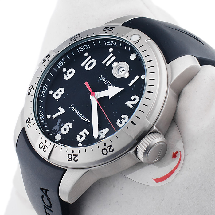zegarek Nautica A13014G srebrny Pasek - miniatura 2