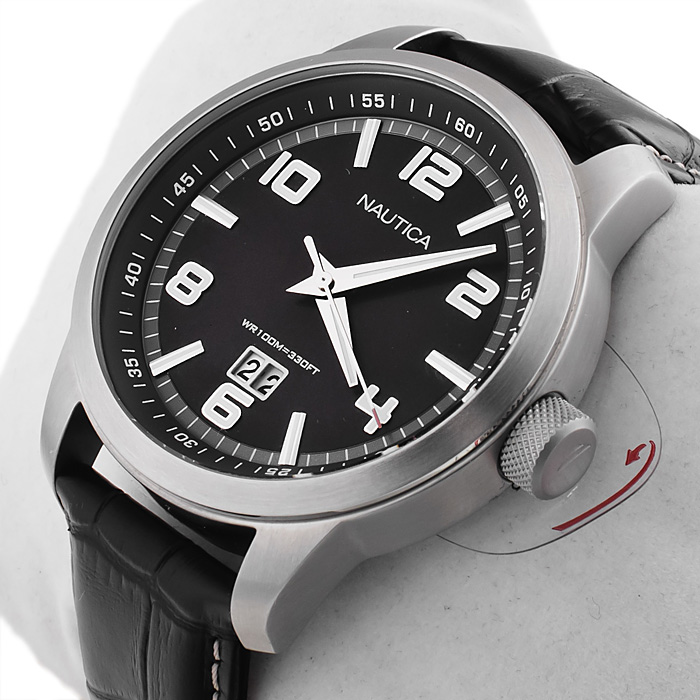 zegarek Nautica A13552G srebrny Pasek - miniatura 2