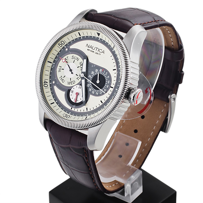 Nautica A14586G Pasek zegarek męski sportowy mineralne - miniatura 3