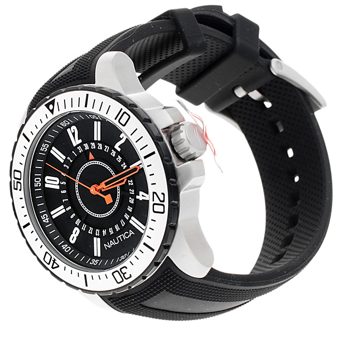 zegarek Nautica A14661G srebrny Pasek - miniatura 4